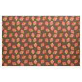Strawberry Pattern  Brown of Custom Color Stof (Fat Quarter)