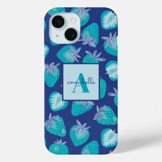 Strawberry Pattern Case-Mate iPhone Case (Achterkant)
