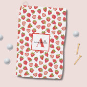 Strawberry Pattern Golfhanddoek