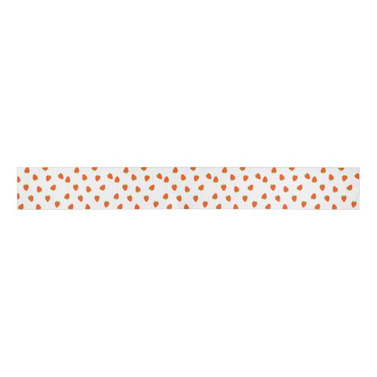 Strawberry Pattern Grosgrain Lint (Voorkant)