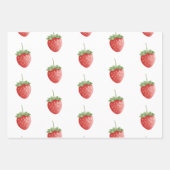 Strawberry Pattern Inpakpapier Vel (Voorkant 3)