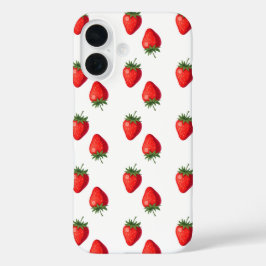 Strawberry Pattern iPhone Case