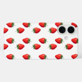 Strawberry Pattern iPhone Case (Achterkant (horizontaal))