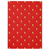 Strawberry Pattern Klembord (Achterkant)
