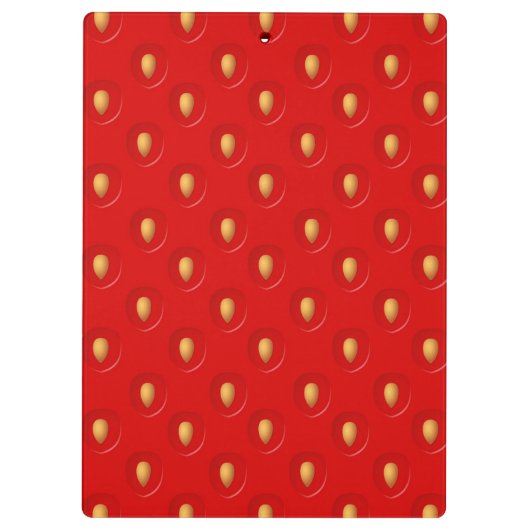 Strawberry Pattern Klembord (Achterkant)
