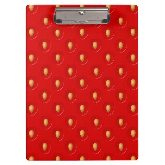 Strawberry Pattern Klembord (Voorkant)