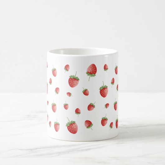Strawberry Pattern Koffiemok (Center)