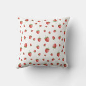 Strawberry Pattern Kussen (Achterkant)