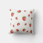 Strawberry Pattern Kussen (Voorkant)