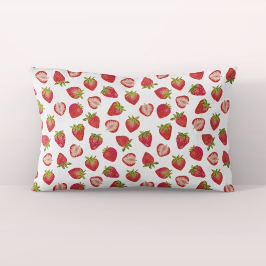 Strawberry Pattern Kussensloop