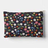 strawberry pattern navy etui (Achterkant)