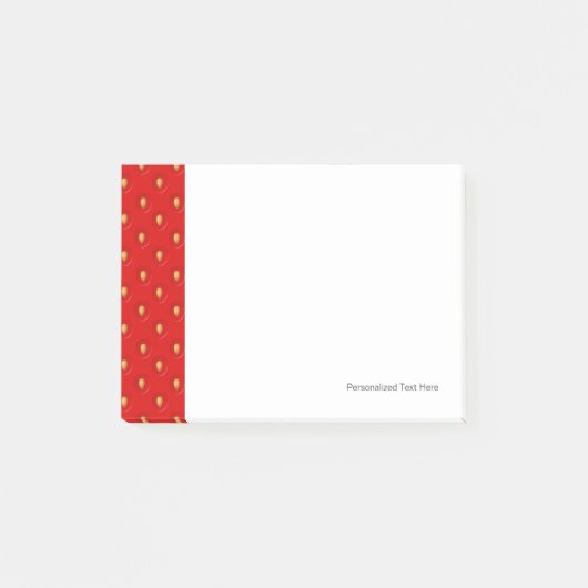 Strawberry Pattern Post-it® Notes (Voorkant)