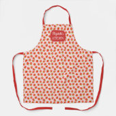 Strawberry Pattern  Roze Red Fruit Custom Schort (Voorkant)
