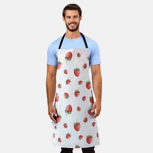 Strawberry Pattern Schort (Gedragen)