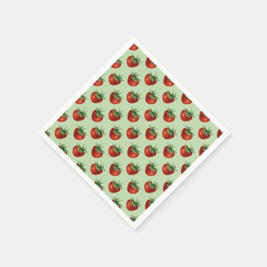 Strawberry Pattern Servet (Hoek)