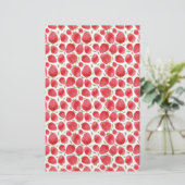 Strawberry Pattern Soap Packaging | Lijnpapier (Staand voorkant)