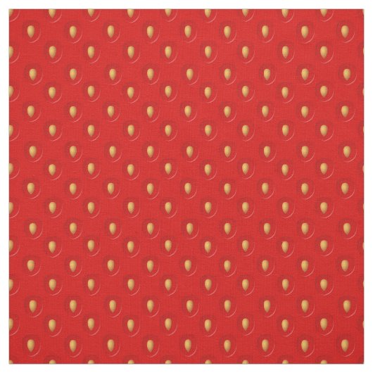 Strawberry Pattern Stof (Swatch)