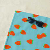Strawberry Pattern Strandlaken (In situ)