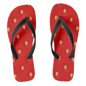 Strawberry Pattern Teenslippers (Voetbed)