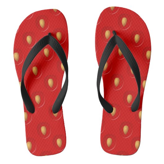 Strawberry Pattern Teenslippers (Voetbed)
