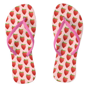 Strawberry Pattern Teenslippers