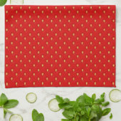 Strawberry Pattern Theedoek (Gevouwen)