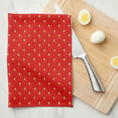 Strawberry Pattern Theedoek (Quarter Fold)