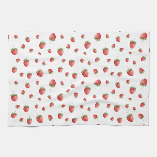 Strawberry Pattern Theedoek (Horizontaal)