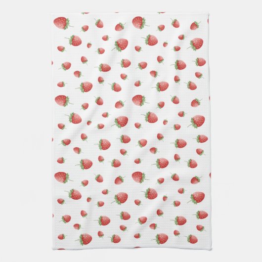 Strawberry Pattern Theedoek (Verticaal)