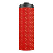 Strawberry Pattern Thermosbeker (Voorkant)