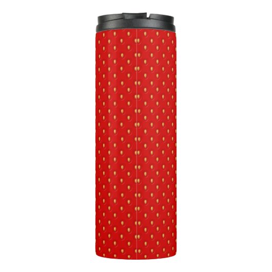 Strawberry Pattern Thermosbeker (Achterkant)