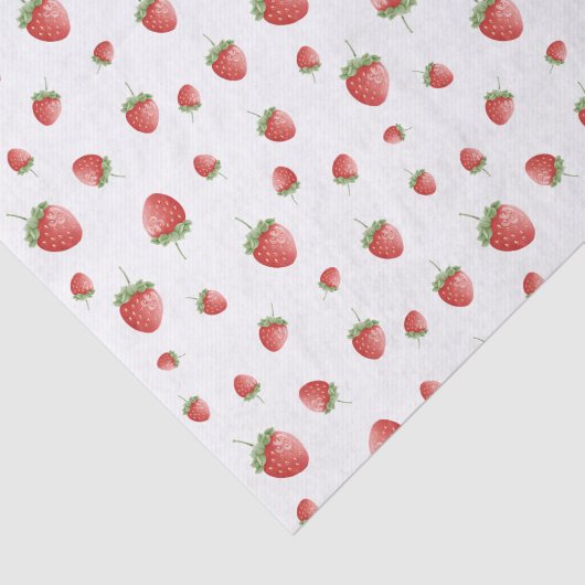 Strawberry Pattern Tissuepapier (Detail)
