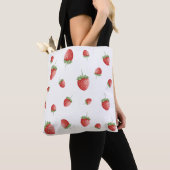 Strawberry Pattern Tote Bag (Dichtbij)