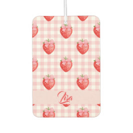 Strawberry Personalized Air Freshener Luchtverfrisser