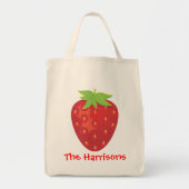Strawberry Personalized Bag Tote Bag (Voorkant)