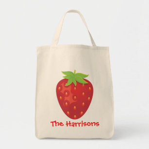 Strawberry Personalized Bag Tote Bag