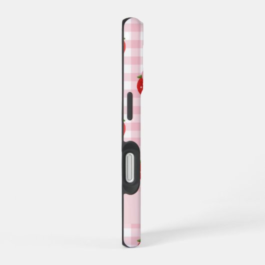 Strawberry Personalized iPhone Case 16 Hoesje (Rechterkant)