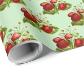 Strawberry Personalized Kitchen Tea Pot Cadeaupapier (Rol Hoek)