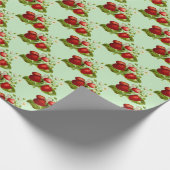 Strawberry Personalized Kitchen Tea Pot Cadeaupapier (Hoek)