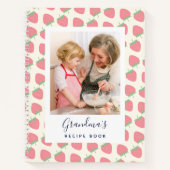 Strawberry Photo Oma's Receptenboek Notitieboek (Voorkant)