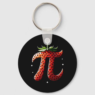 Strawberry Pi Dag Grappige Wiskunde Leraar Student Sleutelhanger