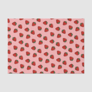 Strawberry Piccon Pattern-document Tissuepapier
