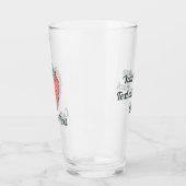 Strawberry-pictogram Glas (Links)