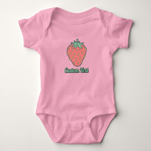 Strawberry-pictogram Romper (Voorkant)