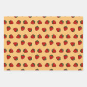 Strawberry Pictogrampatroonpapierbladen samenvoege Inpakpapier Vel (Voorkant 3)