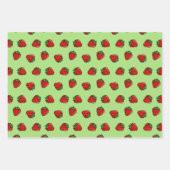 Strawberry Pictogrampatroonpapierbladen samenvoege Inpakpapier Vel (Voorkant 2)