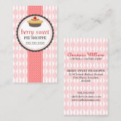 Strawberry Pie Bakery Visitekaartje (Voorkant / Achterkant)
