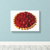 Strawberry Pie Canvas Afdruk (Insitu (Houten vloer))