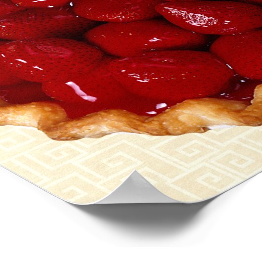 Strawberry Pie Poster (Hoek)
