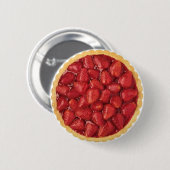 Strawberry Pie Ronde Button 5,7 Cm (Voorkant /achterkant)